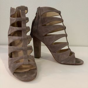 Marc Fisher Grey Suede Pumps